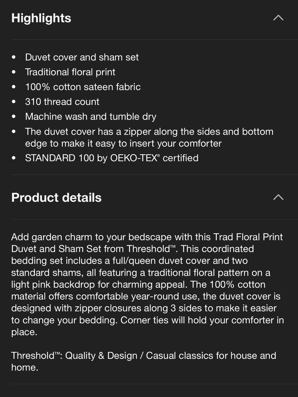 Target Threshold Duvet Set - Picture 8 of 8
